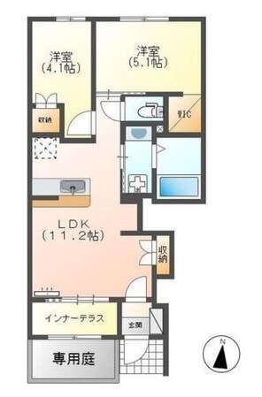 コンフォート・シュリンプの物件間取画像